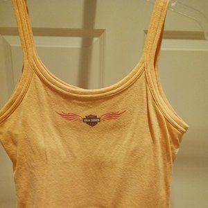 Harley-Davidson Tank Top Women's Medium Extra Layer in Bra Area for Added Cover